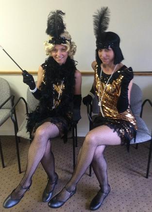 1920's Gatsby Girls duet or trio for 1920's roaring 20's theme parties or corporate events, strolling Gatsby Girls, sing 1920 jazza belt songs, teach clarleston dance