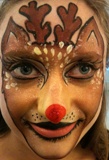 Christmas holiday themem face painting for children, teens and adults
