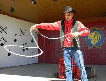 Cowboy Ron- professional stage performer formerly of Ringling Bros Barnum & Bailey and The Greatest Show on Earth Circus, cowboy charcter show includes, comedy cowboy theme magic show, juggling, lasso tricks, balancing act, and high-end balloon sculptures, Cowboy Magician NJ