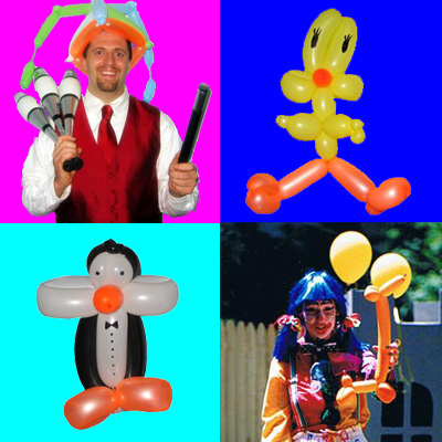 Balloon Artists, animal balloon twists, masterful balloon sculptures, for kids birthday parties NJ, corporate events, grand openings, any occasion, NJ Animal Balloon Artists   (click on photo for more balloon art samples)