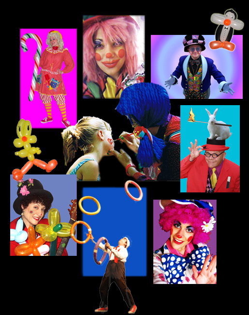 New Jersey Clowns, Magic Clown shows for children's parties and corporate events, hire the best Clowns in NJ, kids musical birthday parties in northern and central NJ